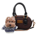 bowling bag for women, korean style, new niche crossbody bag, autumn and winter atmosphere handbag, work and work clothing bag