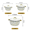 3pcs insulated box 2l-3.5l-6.5l foreign trade cross-border export africa food warmer container