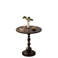 Accessible luxury sofa side table retro corner table iron bedside storage balcony small round table living room for home small coffee table