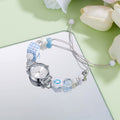 Jewelry pearl strap watch new design black technology internet celebrity stylish creative quartz watch quartz women's watch