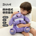 Sitting breathing stitch-purple