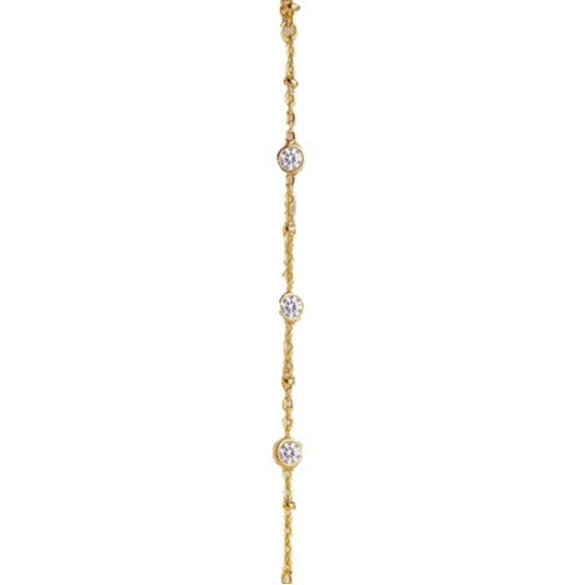 European and american cross-border millet beads rice beads bracelet zircon pearl ring chain finger chain jewelry bracelet