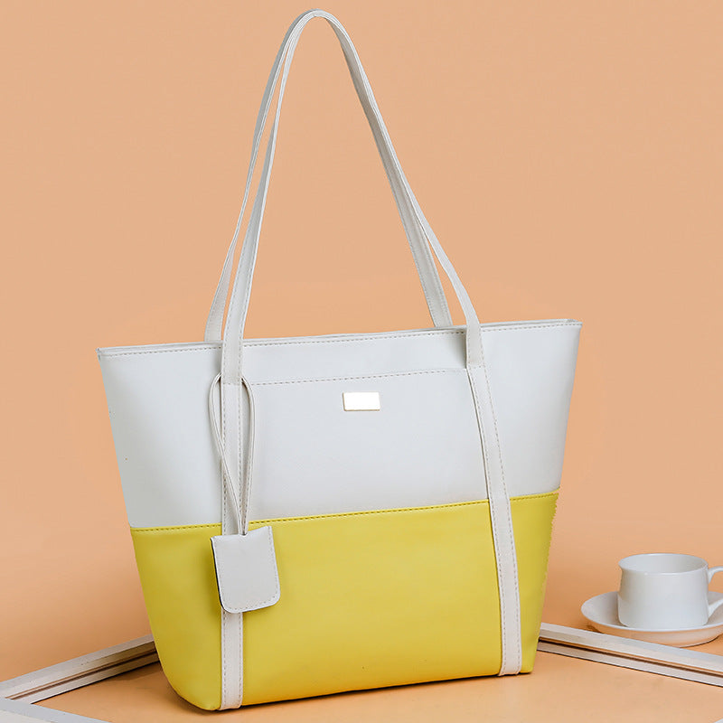 New arrivalfashion women's bag cross-border handbag large capacity easiest for match shoulder bag casualwork clothing tote bag ladieswear bag