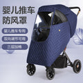 Thickenedheattech windshield stroller rain cover baby stroller umbrella stroller rain cover kids car neutral windshield