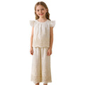 Girls' summer outfit  new style: forest-themed children's summer clothes, girls' baby shorts and tank top set, lightweight two-piece set