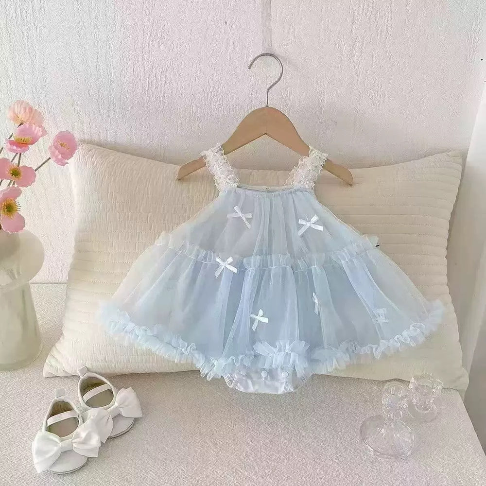 Summergirl one-piece girl summer dress kids suspender tutu skirt kids suspender tutu skirt bag butt skirt