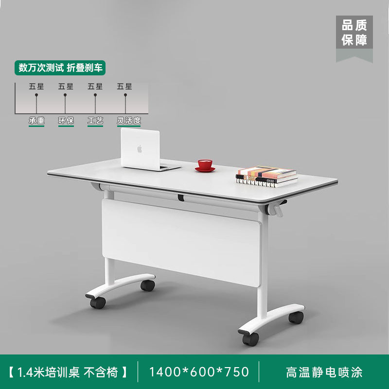 Saint li folding training table and chair mobile office desk bench table patchwork conference table student desk