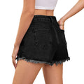 Ranking cross-border  foreign trade women's clothing new arrival   washed hot girl ripped denim shorts hot pants