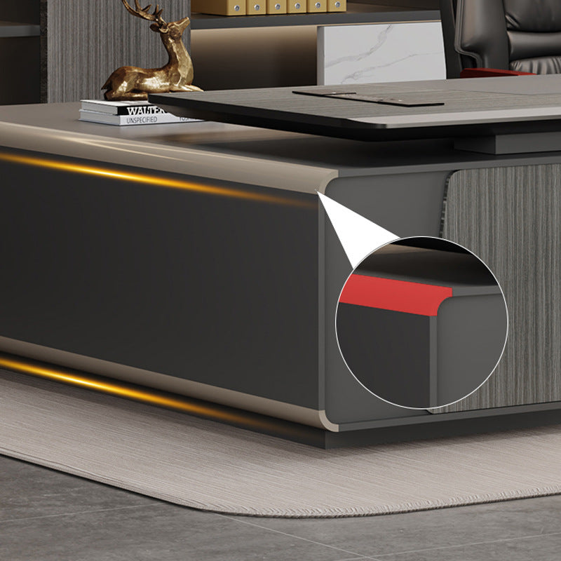 Accessible luxuryclassyelegant paint boss table office desk and chair combination classy executive desk casualpresident desk