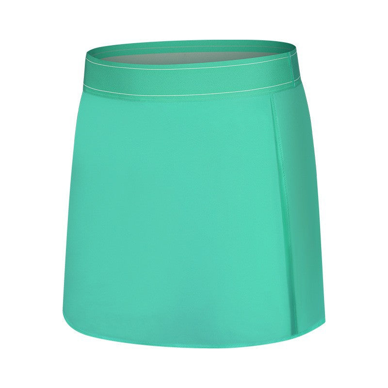 Luxtre new moisture-wicking, sweat-absorbing, cooling tennis skirt - quick-dry, double-layered, anti-exposure skort dk229