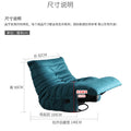 Multifunctional caterpillar sofa chair - 360° rotating lazy lounge chair - skin-friendly flocked velvet single sofa