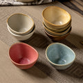 Japanese retro ceramic small dish restaurant for homestylish dipping sauce soy sauce dish hot pot snack seasoning dish vinegar dish