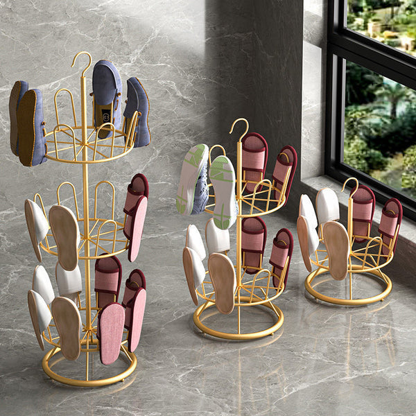 shoe drying rack outdoor balcony sandal rack drying shoe rack floor rotating slippers hanging shoe rack drying shoe artifact