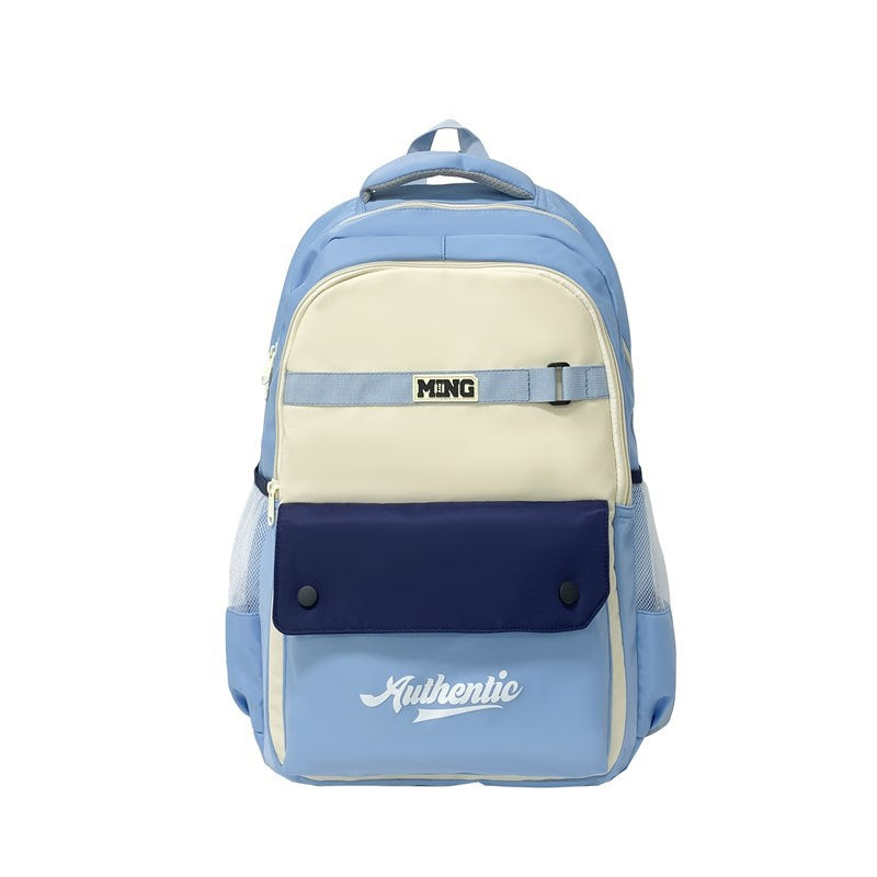 School bag, boys backpack, girls new fashion trend, college students, high school students, junior high school students, campus college backpack