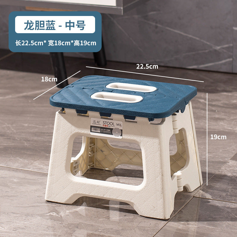 Foldable stool, thickened adult chair, portable home & outdoor camping chair, handheld durable student chair