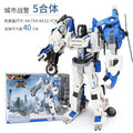 Transforming robot toy for boys, children's educational assembly car model, king kong mech suit, ages 1-3-6