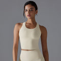 Big sale cross-border patchwork seamless back mid-length sports intimates bra sports running fitness yoga vest