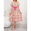 listing: new  women's original fashion v-neck tropical print dress