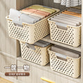 Plastic storage baskets desktop organizer household storage box snack toy storage basket multiple set