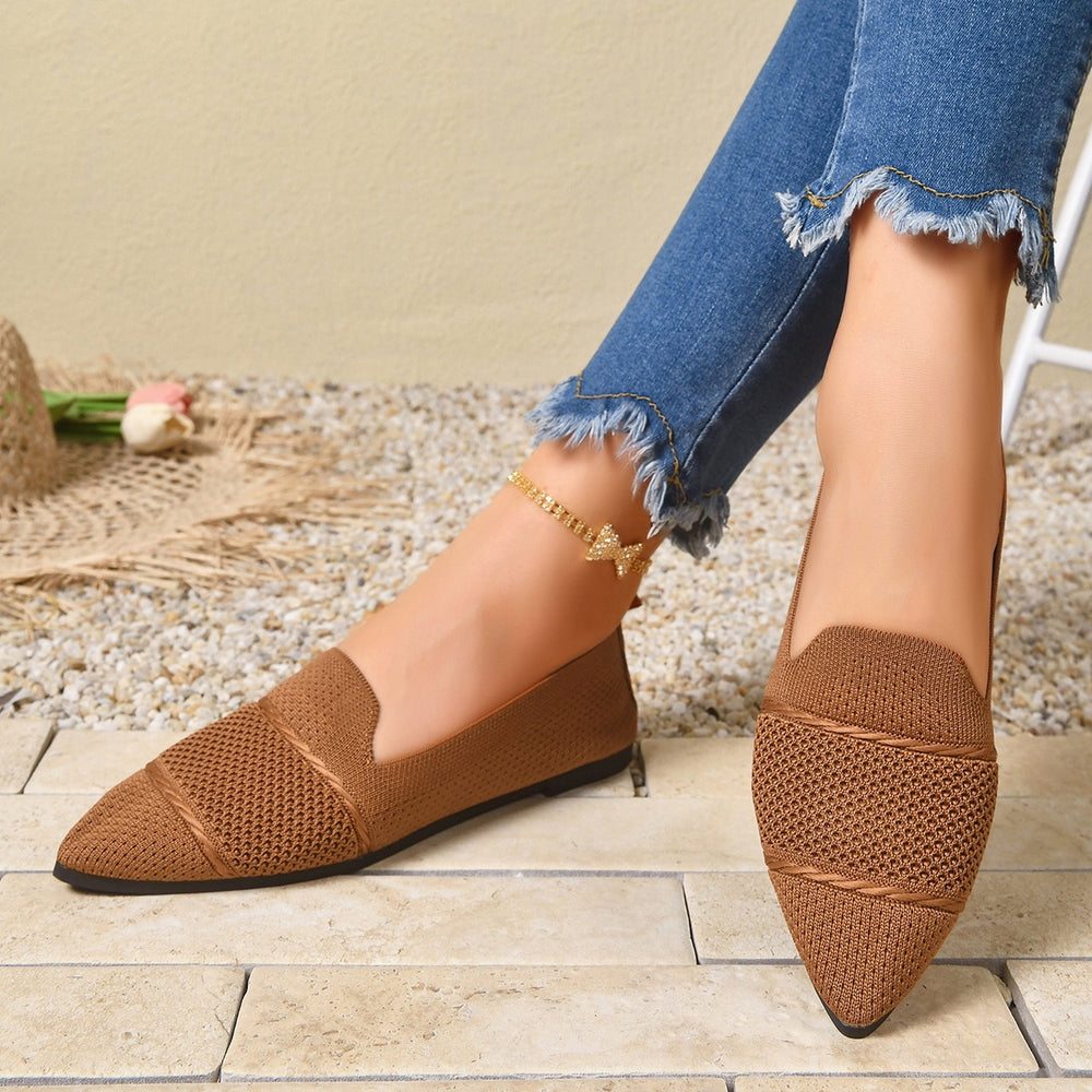 summer new arrival: plus-size women's casual comfort pointed-toe fashion slip-on sandals for wholesale (export)