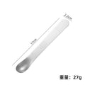304 stainless steel double-ended multi-purpose dumpling spoon - kitchen utensil for filling, wonton scooping, and stirring