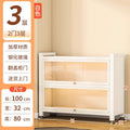 White 2-door 3-layer [length 100*width 32*height 80cm]