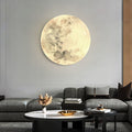 Moon wall lamp - modern minimalist bedside lamp for bedroom, creative hallway aisle light, living room background wall planet mural lamp