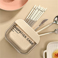 Chopstick cage for home kitchen high-looking chopstick storage box wall-mounted chopstick barrel countertop drain storage rack