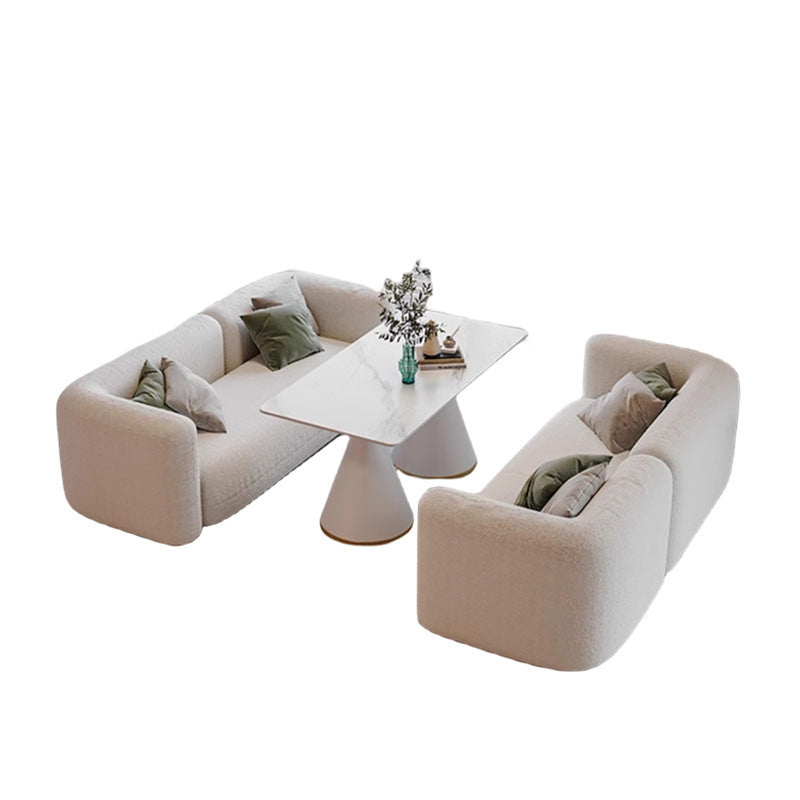 Single wedding dress shop reception and negotiation table and chair combination beauty salon medical beauty office dessert shop rest area booth sofa