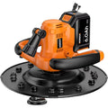 Cordless handheld wall finishing machine - lithium battery powered concrete polisher for cement mortar and electric wall grinding