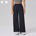 New arrivallooseloose pants quick-drying breathable straight-legcasual pants drawstring two-wear sports pants for women d25078