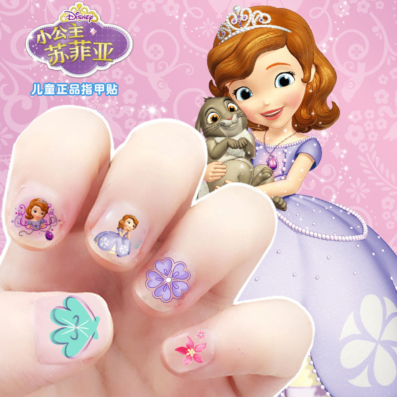 Kids' nail stickers - snow white, frozen, piglet, hello kitty cartoon decals - nail art stickers for baby rewards and decoration