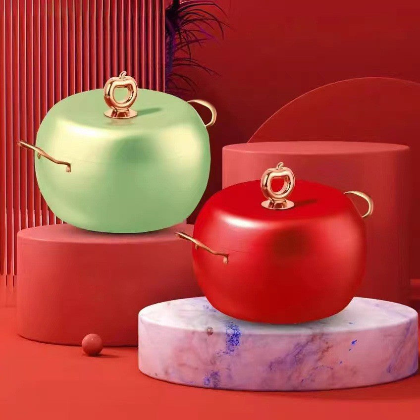 Household large-capacity soup pot, multi-functional cooking pot, stew pot, popular apple pot, supports douyin gift pot delivery