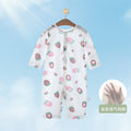 Baby summer romper infant clothes baby home air conditioning suit 0-1 year old newborn long sleeve onesie crawling suit