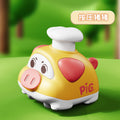 Press the cute car [yellow pig]
