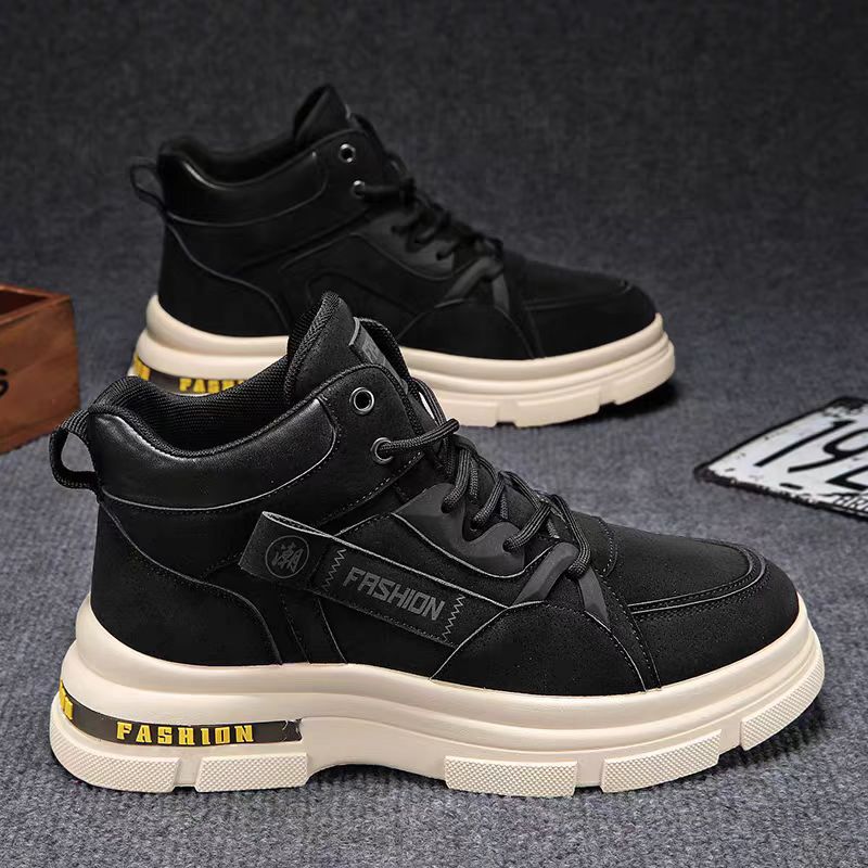Men's safety shoes - spring 2025 collection: anti-slip, wear-resistant, waterproof work shoes for construction sites, workplaces, and everyday use. stylish martin boots for construction and industrial work