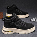 Men's safety shoes - spring 2025 collection: anti-slip, wear-resistant, waterproof work shoes for construction sites, workplaces, and everyday use. stylish martin boots for construction and industrial work