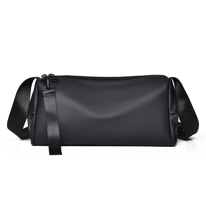 Crossbody bag men's casual simple European and American style trend large capacity shoulder bag Japanese trend casual men's bag