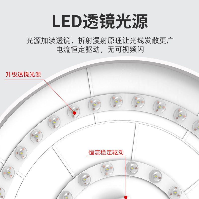 Minimalist ultra-thin led ceiling light - insect-proof, eye-caring, round, simple, modern design for hallways, rooms, and master bedrooms - customizable product