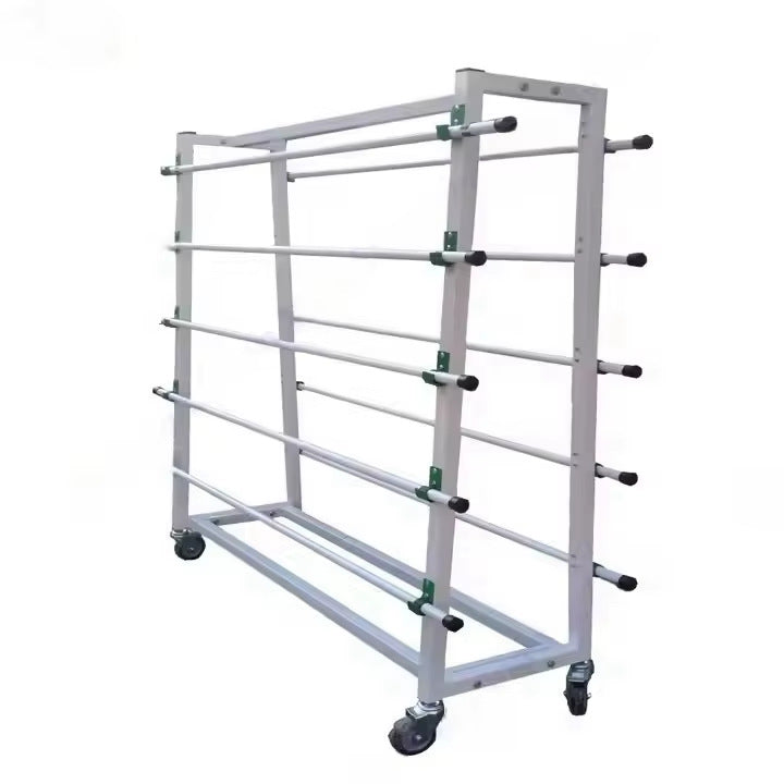 Source Factory Heavy-duty Textile Cloth Roll Display Stand Double-sided Metal Storage Rack Storage Multi-layer Storage Commercial