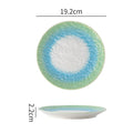 Japanese retro kiln-change exquisite afternoon tea solo serving stylish plating restaurant hotel high-value bowl, plate, and dish set
