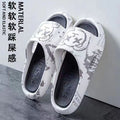 New arrival slippers for men summer outwear trendy ins beach home stepping on shit feeling bathing thick sole couple men wholesale sandals
