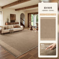Vintage-style living room rug - easy-clean, wipeable, premium waterproof sofa bedside mat - low-maintenance floor covering, full coverage available