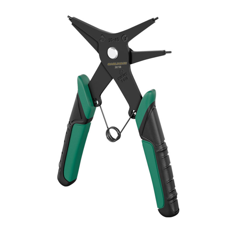 Bao lian circlip pliers electric vehicle disassembly tool inner card outer card dual-purpose circlip pliers expansion spring pliers retaining ring pliers