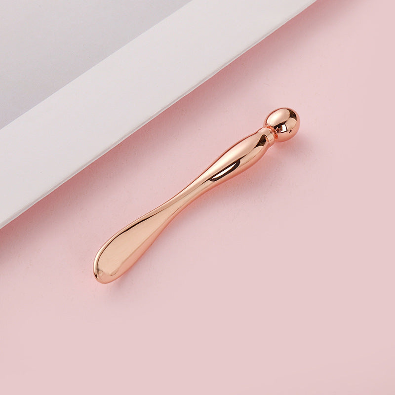 Round head eye massage stick double head 7.7 small facial cream spoon pick stick beauty stick essence introduction stick apply eye cream