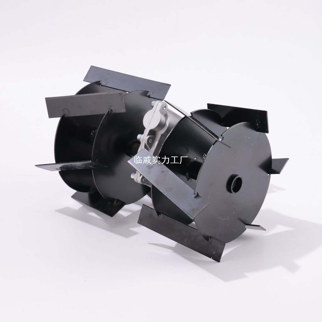Manufacturer wholesale new lawn mower accessories assembly lawn mowing wheel deep plowing wheel trenching wheel straight knife oblique knife general hardware