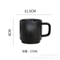 Mug nordic style gridscasual ceramic water cup large with lid coffee cup spoon creative milk cup wholesale