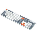 Viewsonic ku302 chocolate wired keyboard - quiet, tri-color keycap, desktop & laptop compatible
