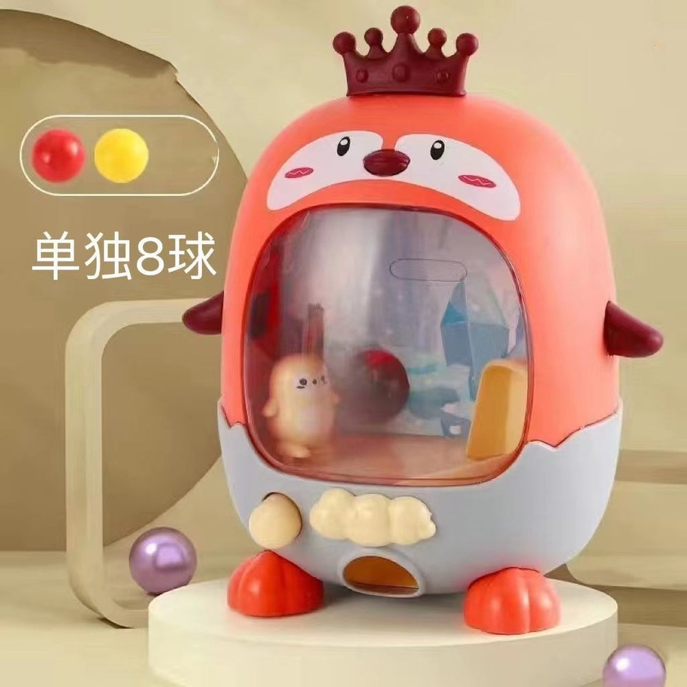 Kids puzzle desktop chick shooting toy finger press ejection concentration training casual decompression game console