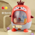 Kids puzzle desktop chick shooting toy finger press ejection concentration training casual decompression game console